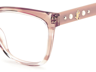 Designer Women Jimmy Choo Eyeglasses: JC335 - Strip Pink- SpecSMART Eye Clinic (Zoom View)